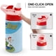 thumbnail image 4 of Los SupersónicosBotella de Agua con Tapa Pop Top de Un Toque, Acero Inoxidable, a Prueba de Fugas, para Deportes, Botella Infantil rosa 12 oz, 4 of 6