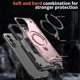 thumbnail image 3 of Para Samsung Galaxy A27 5G Funda con Soporte de Anillo en O Magnético Invisible, Funda de Teléfono a Prueba de Golpes, Oro Rosa, para Galaxy A27 5G, 3 of 6