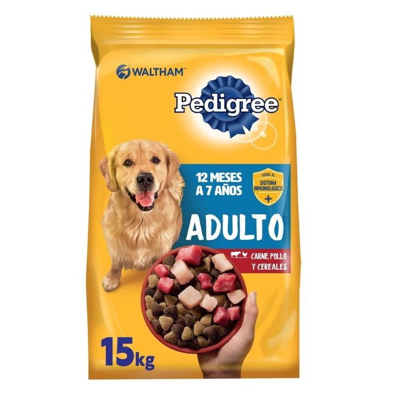 Pedigree - Alimento Seco Perro Adulto Raza Mediana/Grande Carne Bolsa