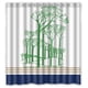 thumbnail image 1 of Cortina de ducha con diseño de árbol, elegante y encantadora, con ganchos, tamaño 66 x 72 pulgadas, 1 of 3