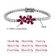 thumbnail image 2 of Pulsera de Tenis Delicada para Mujer con Rubí Creado y Circonia Cúbica Transparente 5A+ Pulseras de Tenis para Mujer Pulseras de Plata Esterlina Sólida 925 Longitud de Joyería 15-23 Cm, 2 of 7