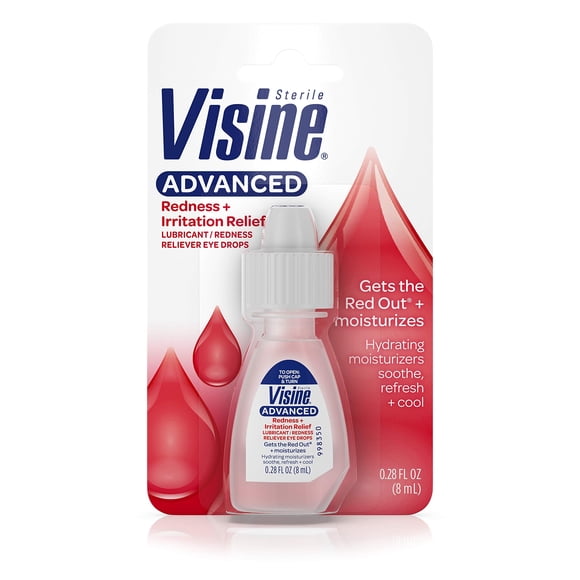 Gotas Oftálmicas Visine Advanced 8 ml Alivio de Enrojecimiento
