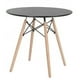 thumbnail image 1 of Mesa Comedor Eames 80cm Negro, 1 of 3