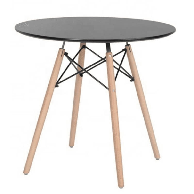 Genérico - Mesa Comedor Eames 80cm Negro
