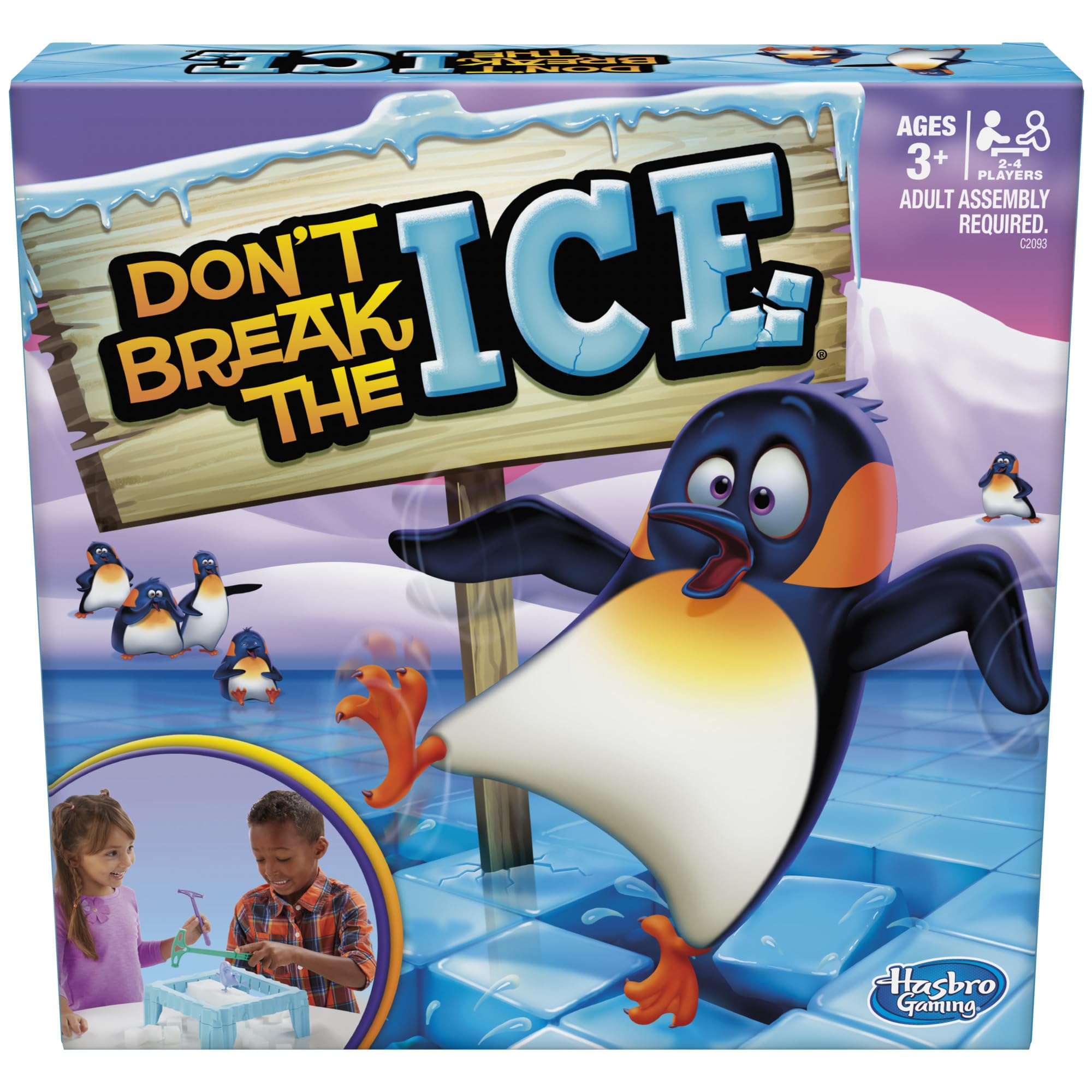 Juego De Mesa Hasbro Gaming Don'T Break The Ice Kids 3+ Years