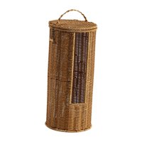 Bothyi - Cesta Porta Rollo De Papel Higiénico De Material Pp, Multifuncional, Ligera, 17,5 X 38 Cm