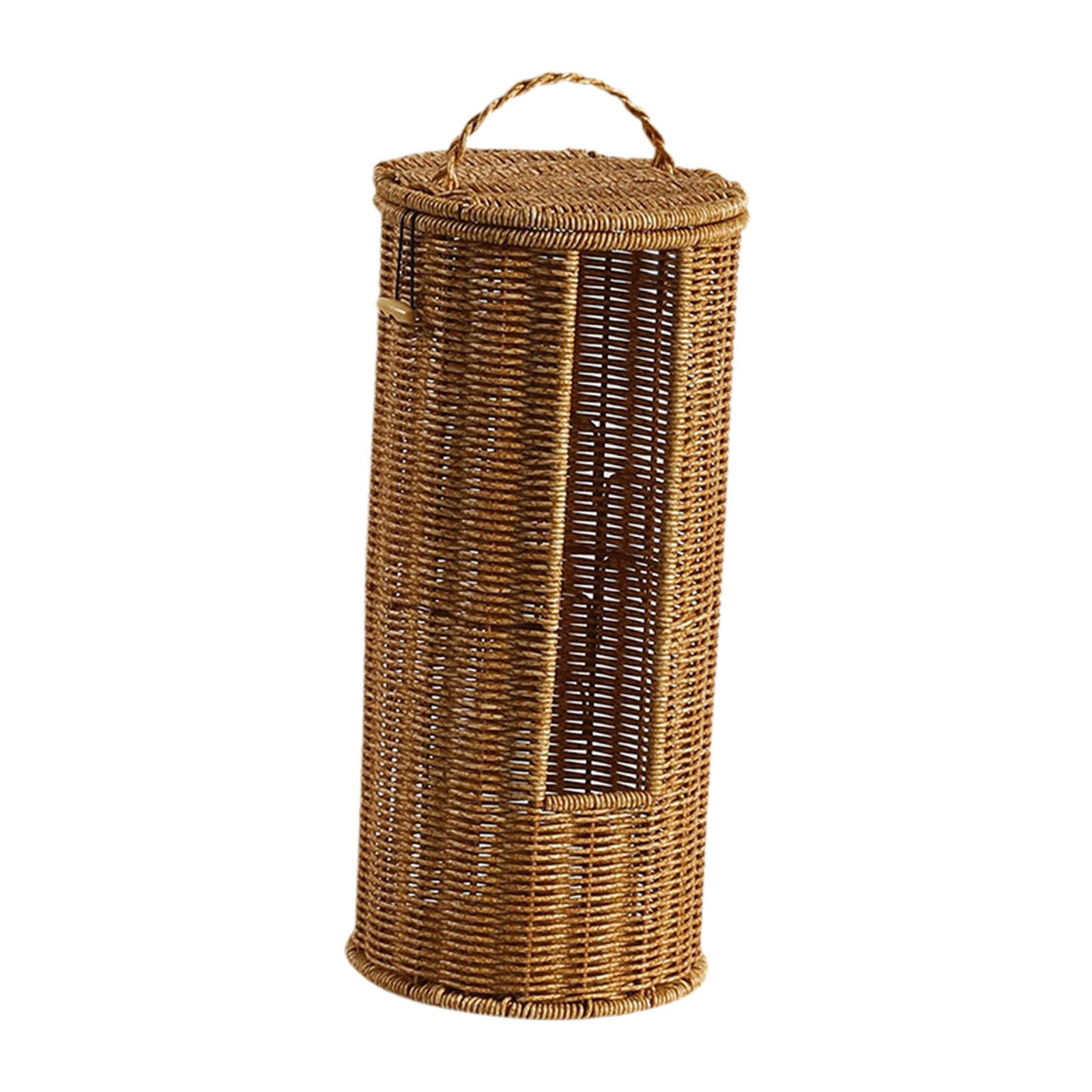 Bothyi - Cesta Porta Rollo De Papel Higiénico De Material Pp, Multifuncional, Ligera, 17,5 X 38 Cm