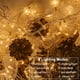 thumbnail image 3 of Cadena de luces navideñas con batería DealBeta 50 LED de 5 m, paquete de 4, 3 of 3