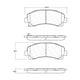 thumbnail image 2 of Pastillas Freno Para Auto X-trail 2014-2020 Delantero, 2 of 3