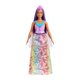 thumbnail image 1 of Muñeca Barbie Dreamtopia Princesa Cabello Morado Corona Rosa, 1 of 3