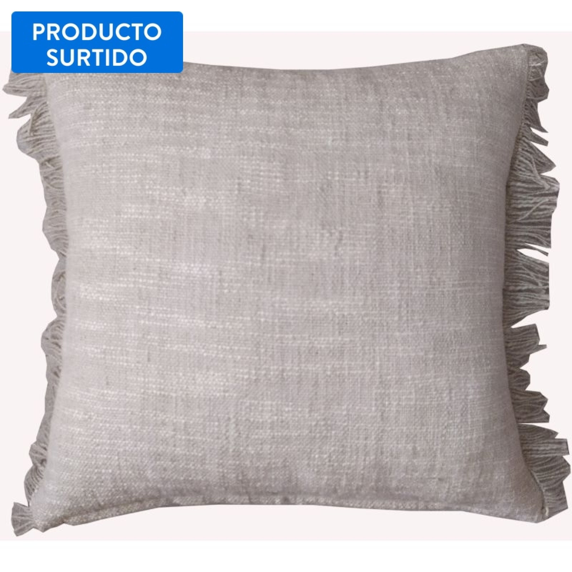 Mainstays - Cojín Deflecado 40X40 Cm 100% Algodón Surtido