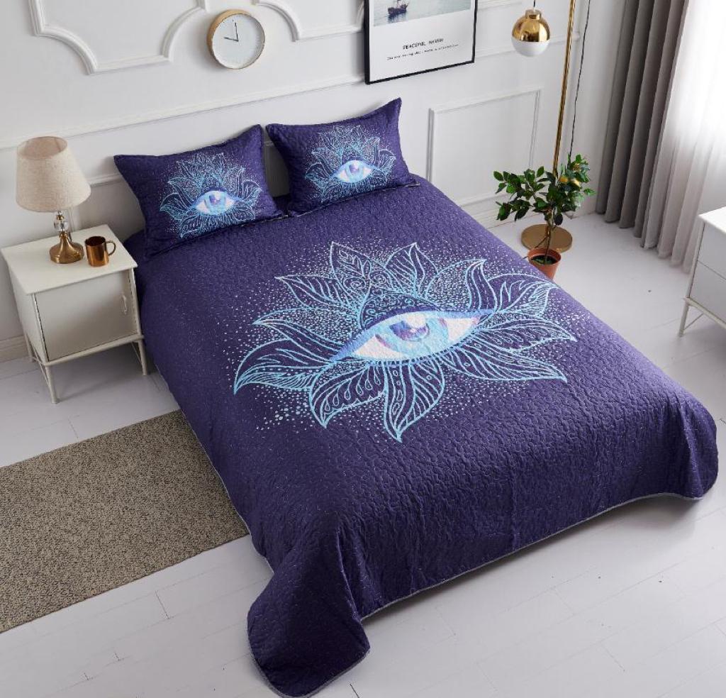 Todo Hogar Santiago De Chile - Cubrecama De Microfibra Estampado 2 Plazas - 020