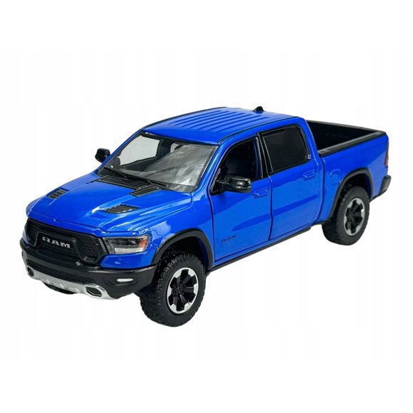 Modelo de coche de fundición Motormax 2019 RAM Rebel 1500 azul 1/24‑1/27
