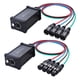 thumbnail image 1 of El cable Snake XLR de audio a través de Ethernet importa con 2 cajas, 1 of 7