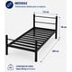 thumbnail image 5 of Cama Metálica Vesta 1.5 Plazas Reforzada Estructura de Acero Alta Resistencia, 5 of 6