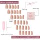 thumbnail image 4 of Set Glamnetic Exposed Medium Coffin Nude 30 unidades de Press On Nails, 4 of 6