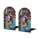 thumbnail image 1 of Soy Luna Sujetalibros decorativos temáticos, tope para estantería con base antideslizante, uso dual para hogar y oficina - 2 piezas, 1 of 6