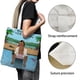 thumbnail image 3 of BoJack Horseman Bolso de tela con estampado de lienzo para mujer, bolsa de compras reutilizable y estética, con cremallera interior, regalo para mujer,40*40cm., 3 of 6