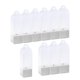 thumbnail image 2 of Cajas De Regalo De Flores Con Asa, Cajas De Regalo Transparentes, Color Blanco, 10 Uds., 2 of 5