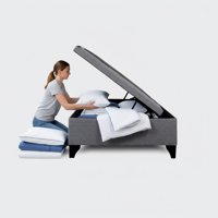 Ivi Home - Base Baul 1,5 Plaza Apertura Horizontal 105X190 Gris