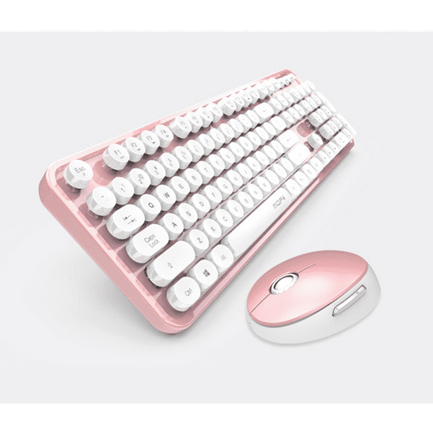 Teclado inalámbrico Bluetooth para máquina de escribir, compatible con Android, Windows y PC, ideal para el hogar y la oficina.