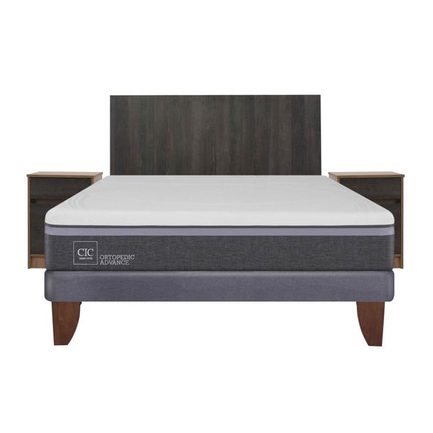 Cama Europea Europea Ortopedic Advance 2P Bn 2 Plaza Base Normal