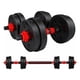 thumbnail image 1 of Set Mancuernas Pvc Ajustable 10kg Convertible Barra, 1 of 3