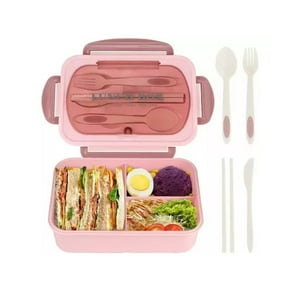 Importclick - Tupper Contenedor Microondas Alimentos Servicio Rosado