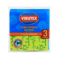 Virutex - Pack X 4 Paño Celulosa Natural 3 Und