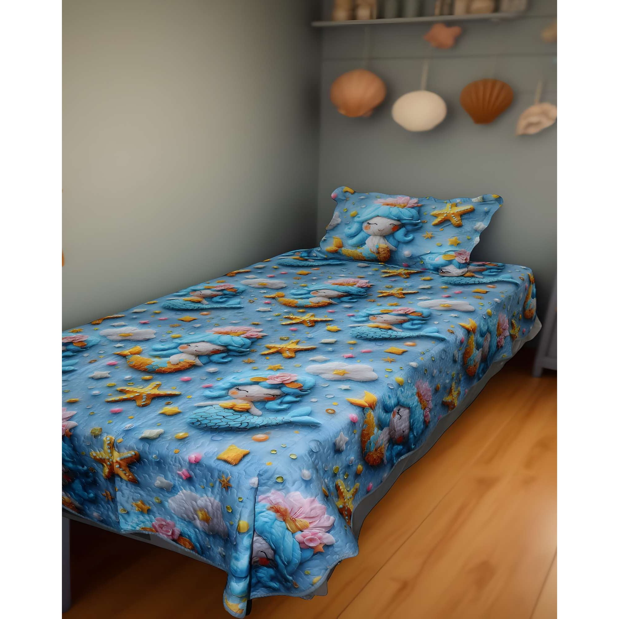 Genérico - Cobertor Quilt 3d Plaza Y Media 180 X 230 Cm V07