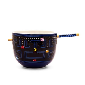 Juego De Vajilla Ramen Silver Buffalo Pac-Man Classic Maze