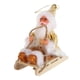 thumbnail image 5 of Colgante De árbol De Navidad, Trineo, Mu?eco De Papá Noel Para Festival De Invierno Al Aire Libre, Sombrero Estampado Dorado, 5 of 5