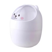 Bothyi - Mini Papelera Para Escritorio, Contenedor De Almacenamiento De Maquillaje, Papelera Para Oficina, Cocina Y Coche