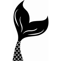 Rienda Libre Graphics - Decomural Mermaid Tail Fairytale Ws-50010