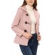thumbnail image 4 of INSPIRE CHIC Abrigo Duffle con Cierre de Cremallera para Mujer, Anorak con Capucha Recortada, M Rosa, 4 of 6