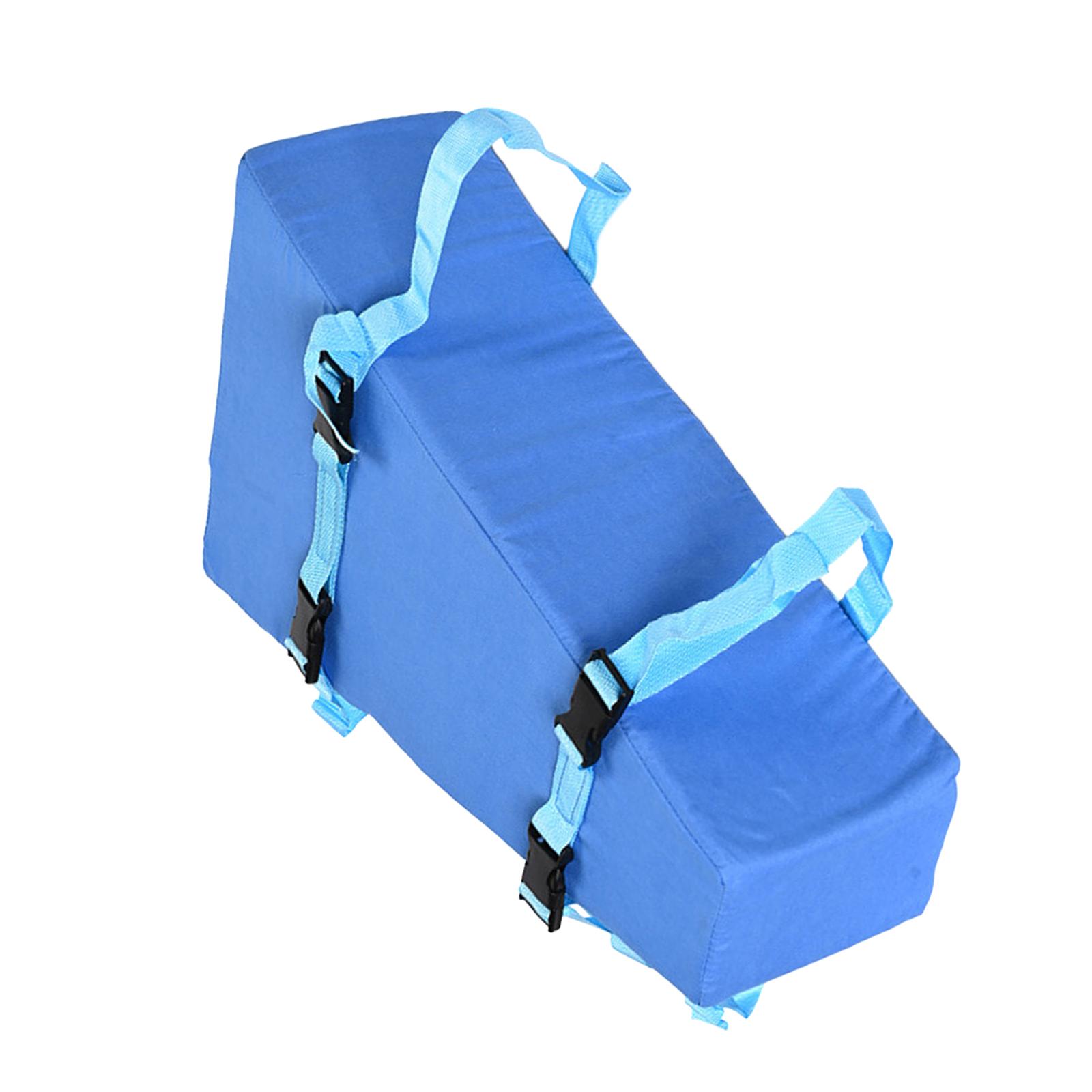 Magideal - Almohadas De Espuma Para Piernas Cojín De Soporte Para Piernas Funda Lavable Almohadas De Cuña Transpirables