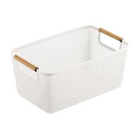 Magideal - Canasta De Almacenamiento Tablero Organizador Bin Tolder Decoración Del Juguete Cesta De Decoración Reutilizable Con Varios Neumáticos En Varias Ocasi Blanco