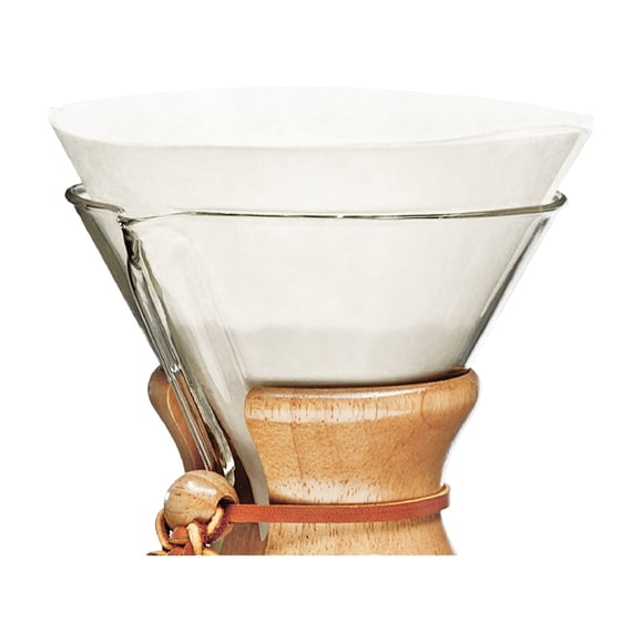 Círculo de filtro aglomerado Chemex, 100 unidades, para cafeteras Chemex