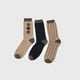 thumbnail image 3 of Calcetines Hombbre Tripack Mix Café/Azul Corona, 3 of 4