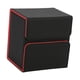 thumbnail image 5 of Caja De Baraja De Cartas Coleccionables, Caja De Almacenamiento De Tarjetas De Gran Tama?o Para álbum De Tarjetas Tcg, Negro Y Rojo, 5 of 5