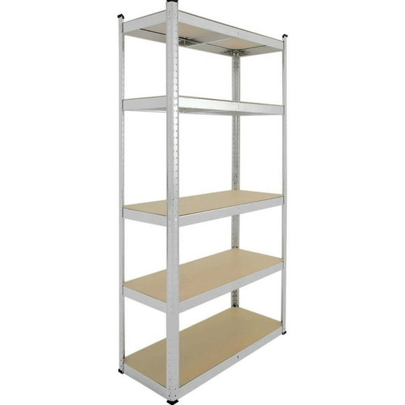 Estante Anaquel Organizador Metalico 5 Niveles 180x39x89 Cm Color Gris