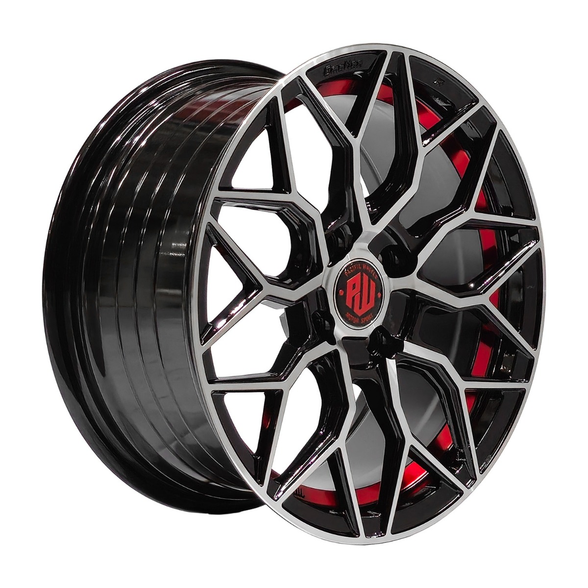 Pw Motor Sport - Set 4 Llantas 15X7 4X100 Et35 Karijera Bm-Uc-Red
