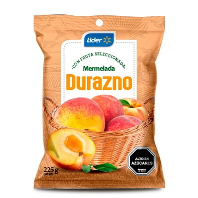 Mermelada Durazno 225 G Lider