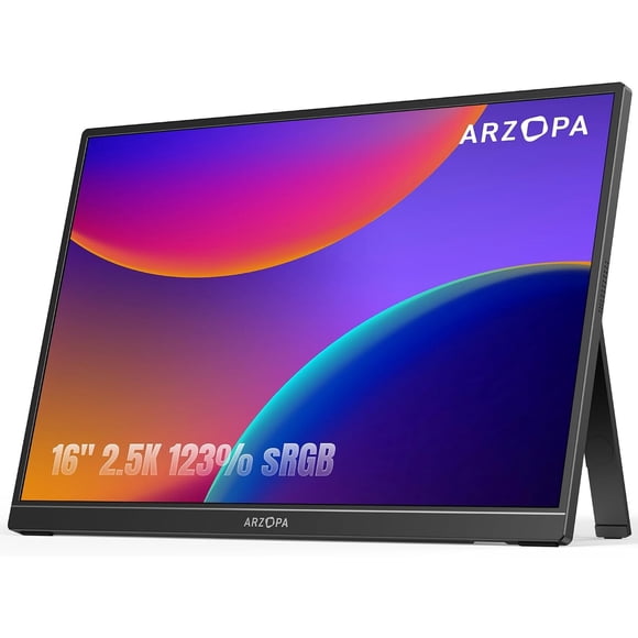 Monitor portátil ARZOPA Z1RC de 16 pulgadas, 2560 × 1600 IPS