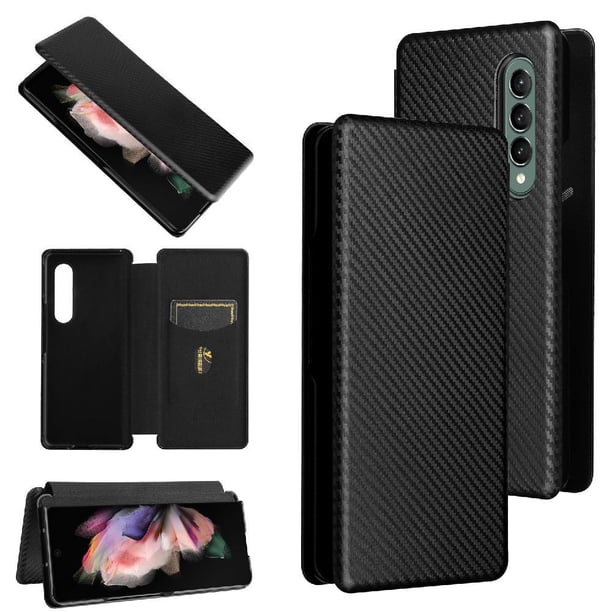 Funda Flip para FOXDOCK Samsung Galaxy Z Fold 3 - Funda magnética de negocios, funda protectora delgada