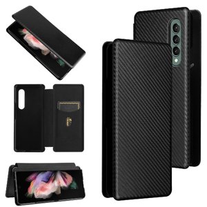 Funda Flip Para Foxdock Samsung Galaxy Z Fold 3 - Funda Magnética De Negocios, Funda Protectora Delgada