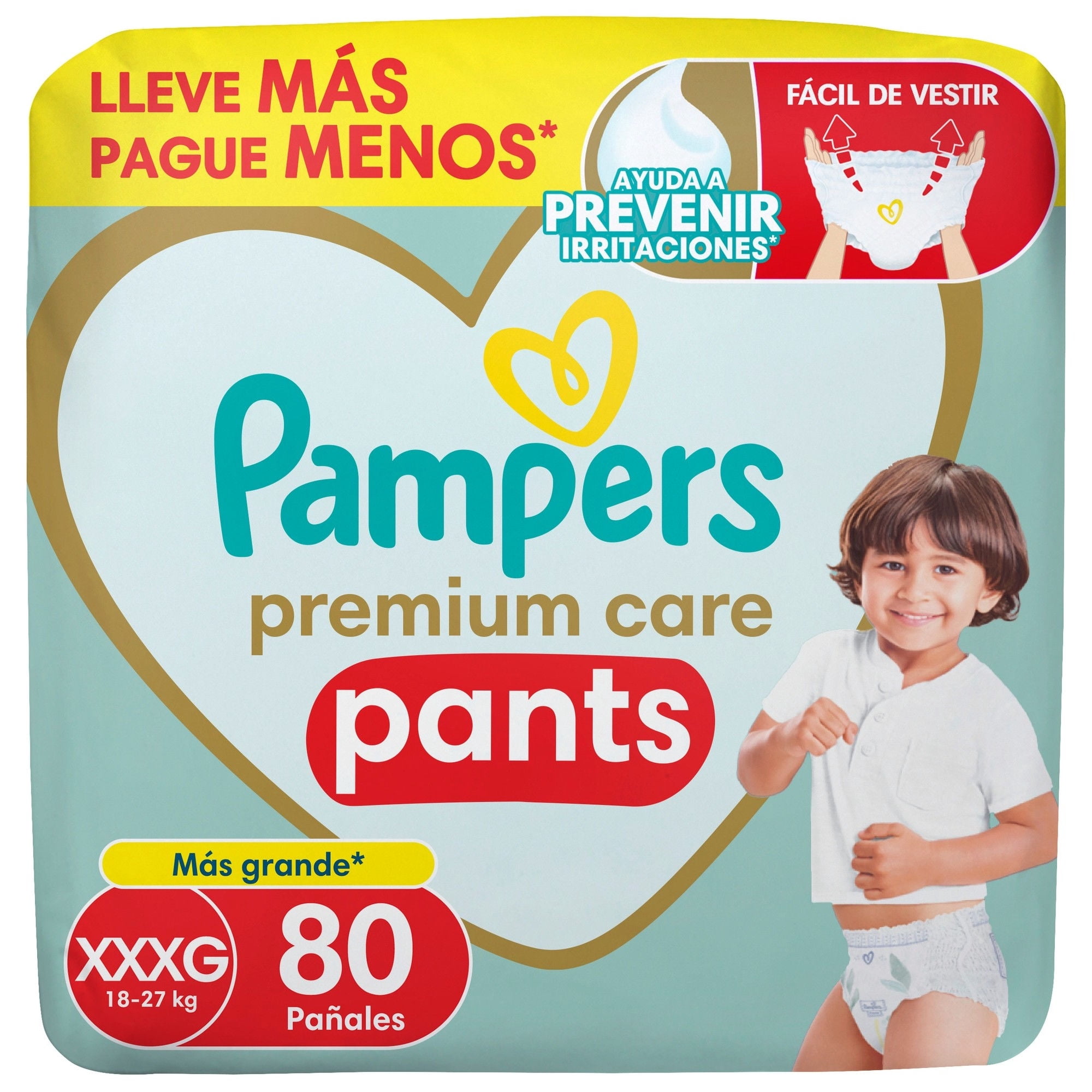 Pañales Pants Premium Care Talla Xxxg 80 Un 80 Un Pampers
