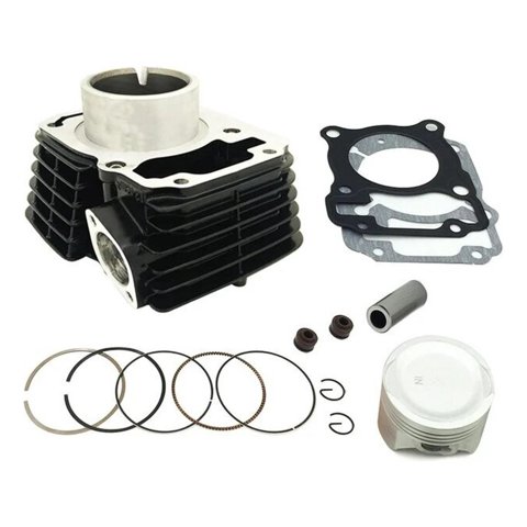 Genérico - Kit Cilindro Moto Honda Cb1 O Cbf Twister 125 Negro