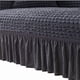 thumbnail image 2 of Funda Turca Protectora Cubre Sofa De 3 Cuerpo Tela Elasticada Color Burdeo, 2 of 3