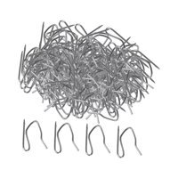 Magideal - Ganchos De Cortina De Metal, Ganchos Para Colgar Cortinas De Ventana, Ganchos Para Cortinas, Ganchos Para Cortinas, Ganchos Plisados Para Puerta, Baño 380Pcs